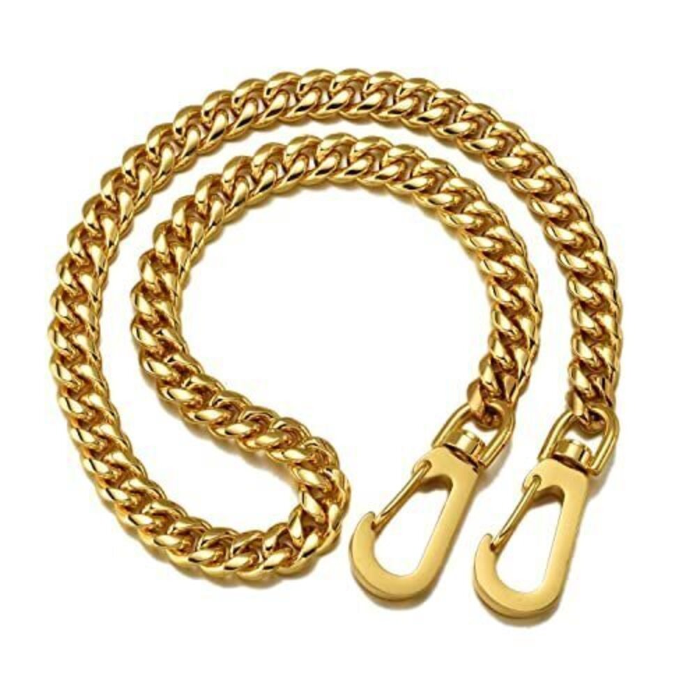 6222 18K Gold Stainless Steel 8mm DIY Belt for Purse Shoulder Crossbody